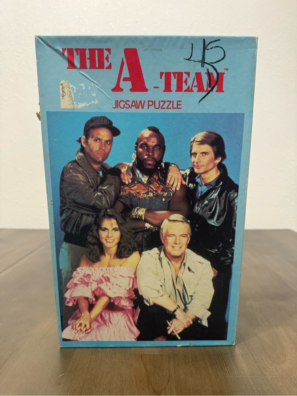 Vintage Mr T and A-Team Puzzle 1980s Complete
